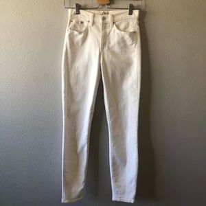 Jcrew white skinny jeans